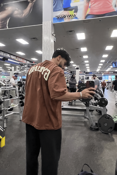 BROWN GYM JAO OVERSIZED TEE