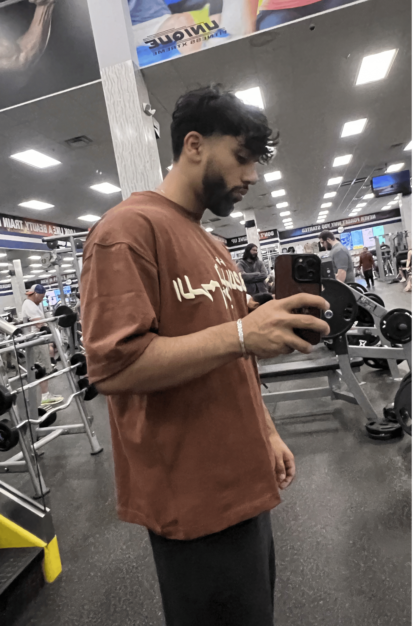 BROWN GYM JAO OVERSIZED TEE