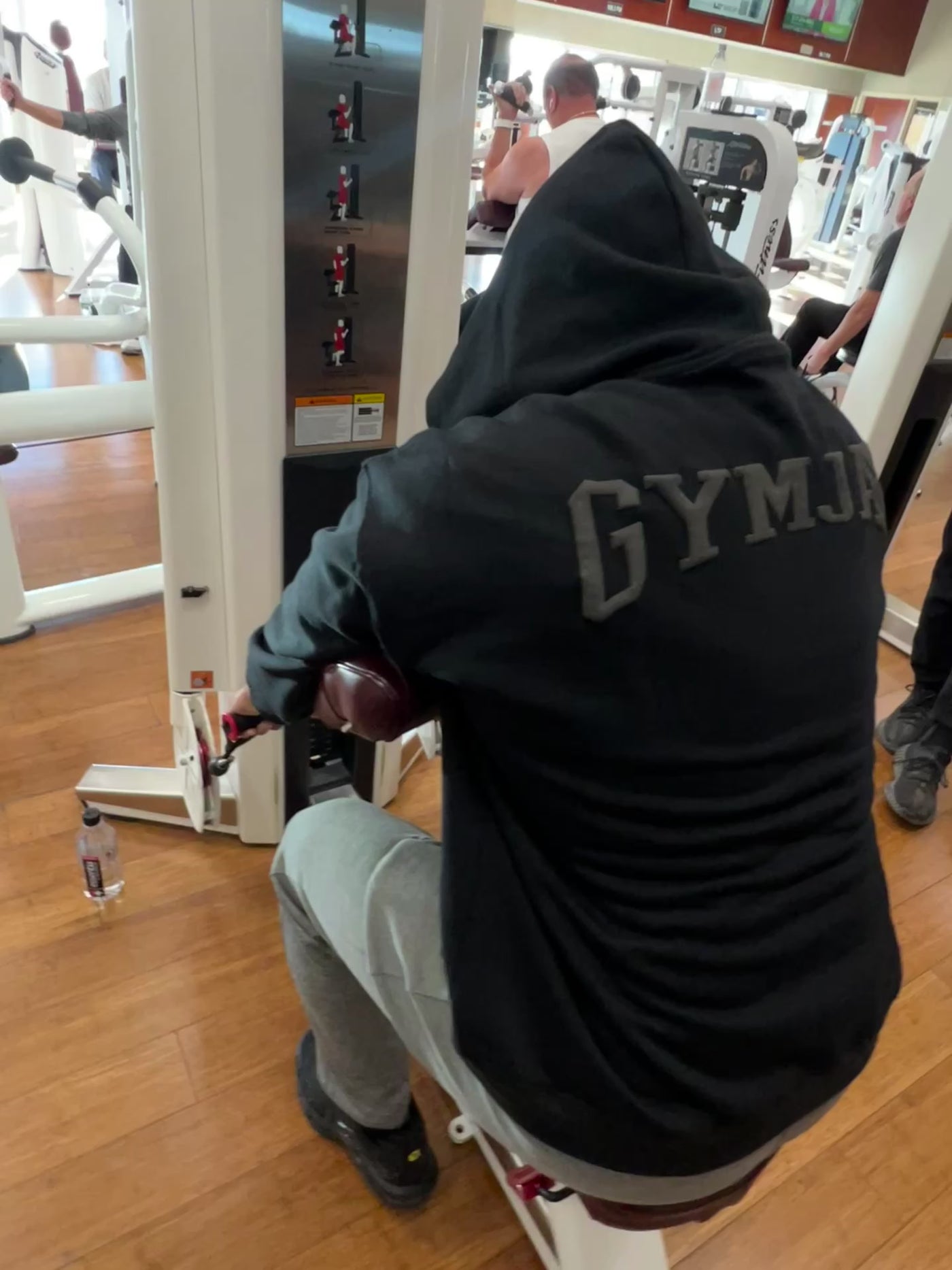 BLACK GYM JAO OVERSIZED HOODIE