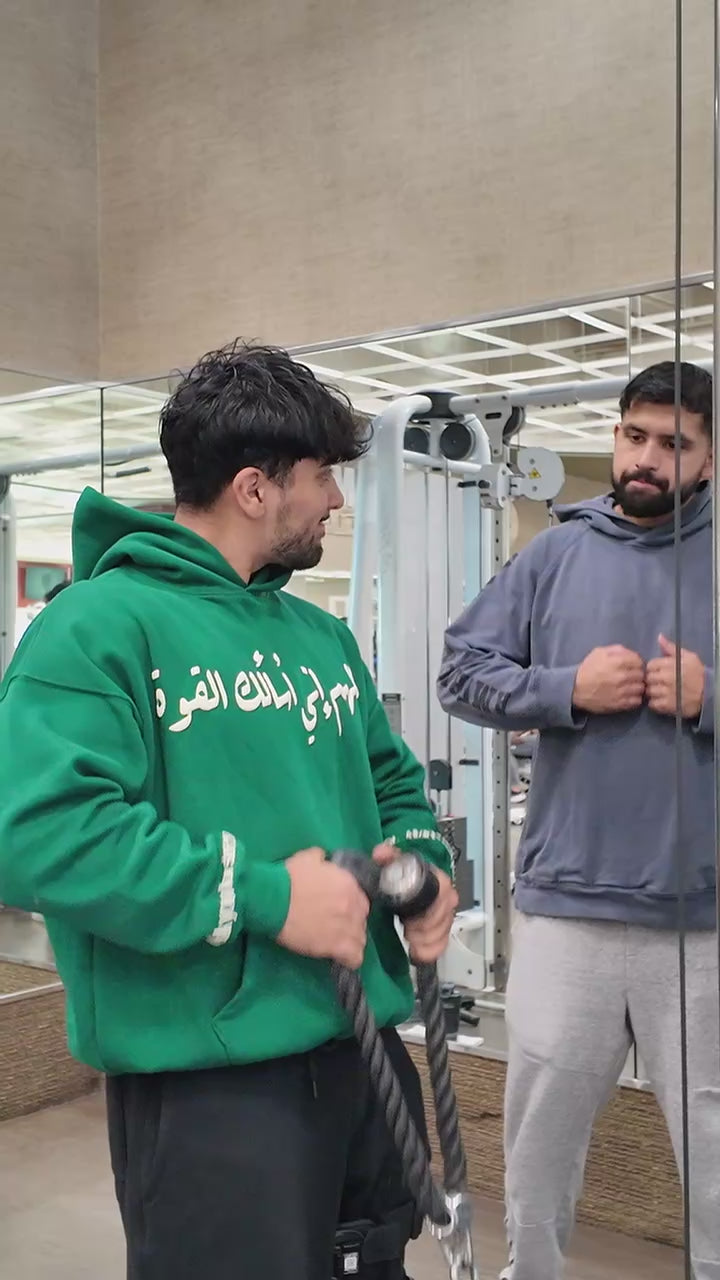 GREEN GYM JAO OVERSIZED HOODIE